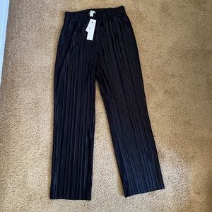 NWT TOPSHOP PLEATED CROP PANT 6 LIGHT WEIGHT EVENING STRETCH DRAWSTRING ELASTIC